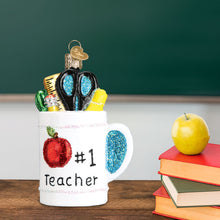 Load image into Gallery viewer, Best Teacher Mug Ornament [Online Only]
