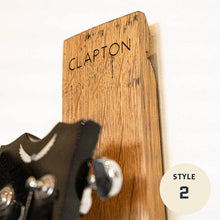 Load image into Gallery viewer, The Memphis Tennessee Whiskey Barrel Guitar Holder Hanger | Holtz Leather Co.
