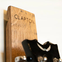 Load image into Gallery viewer, The Memphis Tennessee Whiskey Barrel Guitar Holder Hanger | Holtz Leather Co.
