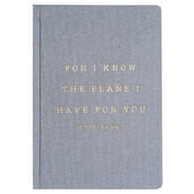 Load image into Gallery viewer, For I Know The Plans I Have For You Fabric Journal [Online Only]
