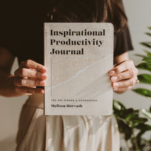 Load image into Gallery viewer, Inspirational Productivity Journal: You Are Strong &amp; Courageous [Online Only]
