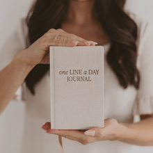 Load image into Gallery viewer, Tan One Line A Day Memory Journal [Online Only]
