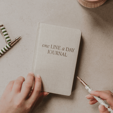 Load image into Gallery viewer, Tan One Line A Day Memory Journal [Online Only]
