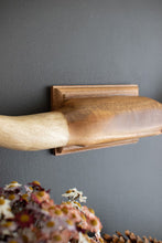 Load image into Gallery viewer, Carved Mango Wood Longhorn Wall Art
