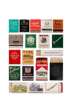 Load image into Gallery viewer, New Orleans Matchbook Collage Poster w/Frame Options [Online Only]
