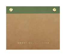 Load image into Gallery viewer, Small Green Gold Rivet Basic Notepad [Online Only]
