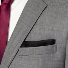 Load image into Gallery viewer, Black Silk Pocket Square [Online Only]
