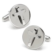 Load image into Gallery viewer, Cross Stainless Steel Cufflinks and Tie Clip Gift Set [Online Only]
