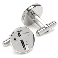 Load image into Gallery viewer, Cross Stainless Steel Cufflinks and Tie Clip Gift Set [Online Only]
