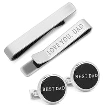 Load image into Gallery viewer, Father's Tie Clip &amp; Cufflinks Gift Set [Online Only]

