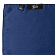 Load image into Gallery viewer, Navy Silk Pocket Square [Online Only]

