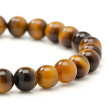 Load image into Gallery viewer, Tigers Eye Beaded Bracelet with Magnetic Closure [Online Only]
