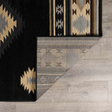 Load image into Gallery viewer, Buckhaven Black Southwestern Area Rug [Online Only]
