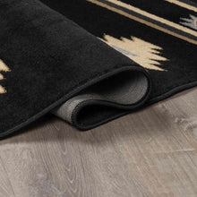 Load image into Gallery viewer, Buckhaven Black Southwestern Area Rug [Online Only]
