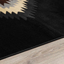 Load image into Gallery viewer, Buckhaven Black Southwestern Area Rug [Online Only]
