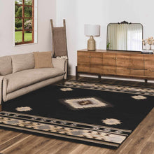 Load image into Gallery viewer, Buckhaven Black Southwestern Area Rug [Online Only]
