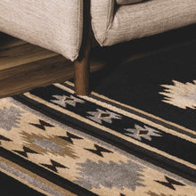 Load image into Gallery viewer, Buckhaven Black Southwestern Area Rug [Online Only]
