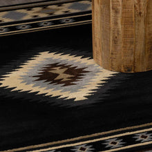 Load image into Gallery viewer, Buckhaven Black Southwestern Area Rug [Online Only]
