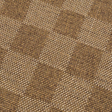 Load image into Gallery viewer, Kuval Checkered Brown Outdoor Rug [Online Only]
