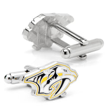 Load image into Gallery viewer, NHL Nashville Predators Cufflinks [Online Only]
