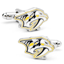 Load image into Gallery viewer, NHL Nashville Predators Cufflinks [Online Only]
