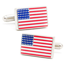 Load image into Gallery viewer, American Flag Cufflinks [Online Only]
