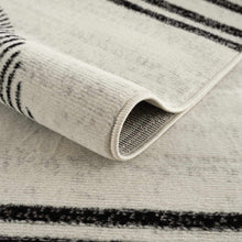 Load image into Gallery viewer, Angus Black &amp; White Geometric Area Rug [Online Only]
