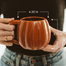 Load image into Gallery viewer, Black Pumpkin 19 oz Figural Coffee Mug [Online Only]
