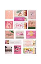Load image into Gallery viewer, Pink Matchbook Collage Poster w/Frame Options [Online Only]
