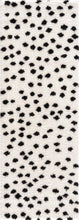 Load image into Gallery viewer, Cansu Black &amp; White Dotted Area Rug [Online Only]
