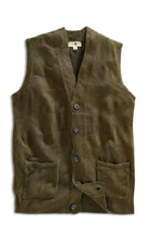 Load image into Gallery viewer, Men's Cashmere-Like Button Front Flat Knit Sweater Vest [Online Only]
