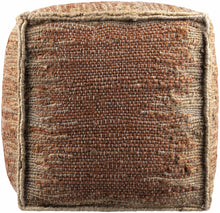 Load image into Gallery viewer, Rhuddlan Jute Rust Pouf [Online Only]
