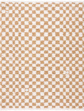 Load image into Gallery viewer, Kieu Mustard &amp; Ivory Checkered Area Rug [Online Only]
