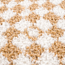 Load image into Gallery viewer, Kieu Mustard &amp; Ivory Checkered Area Rug [Online Only]

