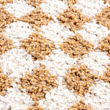 Load image into Gallery viewer, Kieu Mustard &amp; Ivory Checkered Area Rug [Online Only]
