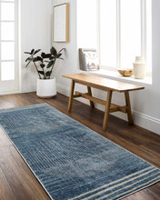 Load image into Gallery viewer, Thad Blue Washable Area Rug [Online Only]

