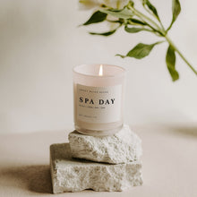 Load image into Gallery viewer, Spa Day Soy Candle - White Jar - 11 oz [Online Only]
