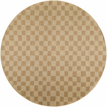 Load image into Gallery viewer, Kuval Checkered Brown Outdoor Rug [Online Only]
