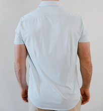 Load image into Gallery viewer, Solid Light Blue Short-Sleeved Shirt
