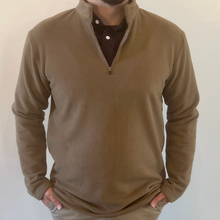 Load image into Gallery viewer, Shaker Fleece 1/4 Zip (Mushroom)
