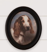 Load image into Gallery viewer, Round Framed Hunting Dogs Prints
