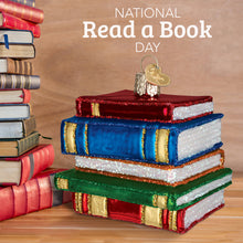 Load image into Gallery viewer, Stack Of Books Ornament [Online Only]
