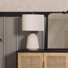 Load image into Gallery viewer, Tramutola White Table Lamp [Online Only]
