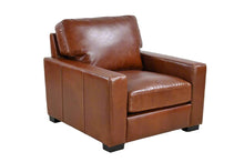Load image into Gallery viewer, Claudette Top Grain Leather Arm Chair - Chestnut [Online Only]
