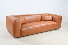 Load image into Gallery viewer, Genavive Top Grain Leather Sofa - Tan [Online Only]
