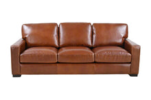 Load image into Gallery viewer, Claudette Top Grain Leather Sofa - Chestnut [Online Only]

