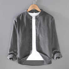 Load image into Gallery viewer, Washer Cotton Corduroy Stand Collar Shirt Jacket For Men (Various Colors/Sizes)
