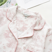 Load image into Gallery viewer, Pink Toile Women Pajamas Set
