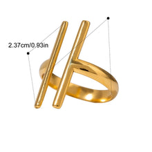 Load image into Gallery viewer, The Kelsey Double Bar Ring
