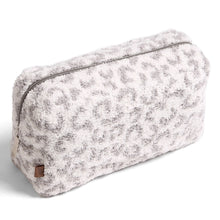 Load image into Gallery viewer, Leopard Print Soft Travel Pouch
